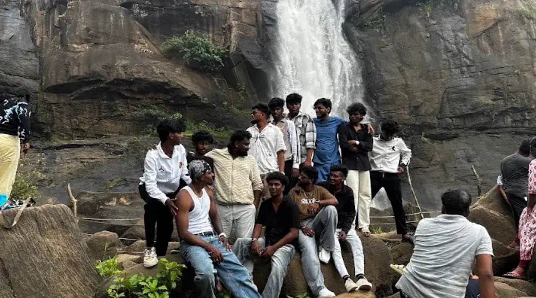 A group trip at Athirappalli Falls